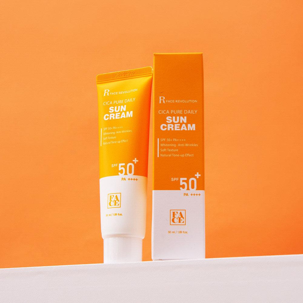 1+1 FACE REVOLUTION Cica Pure Daily Sunscreen 50ml (SPF50+ PA++++)