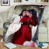 1PC The Untamed printed blanket, all season lightweight home office outdoor nap multifunctional blanket A1
