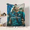 1Pc Cristiano Ronaldo Real Madrid Blanket Soft And Comfortable Casual Warm Camping Travel Christmas Halloween Xmas Gift M928319