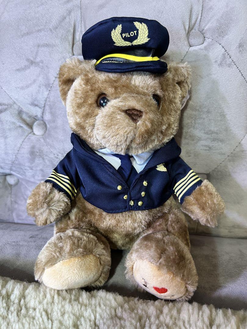 

[USED] Taipei International Airport Pilot Teddy Bear