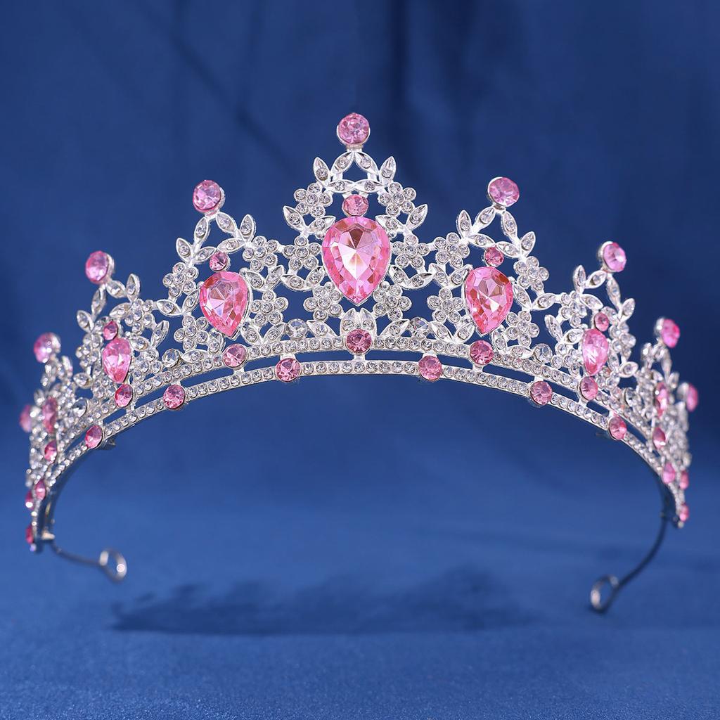 Fashion Crystal Rhinestone Tiaras And Crowns Diadems Headbands For Women Bride Wedding Hair Accessories Jewelry Band