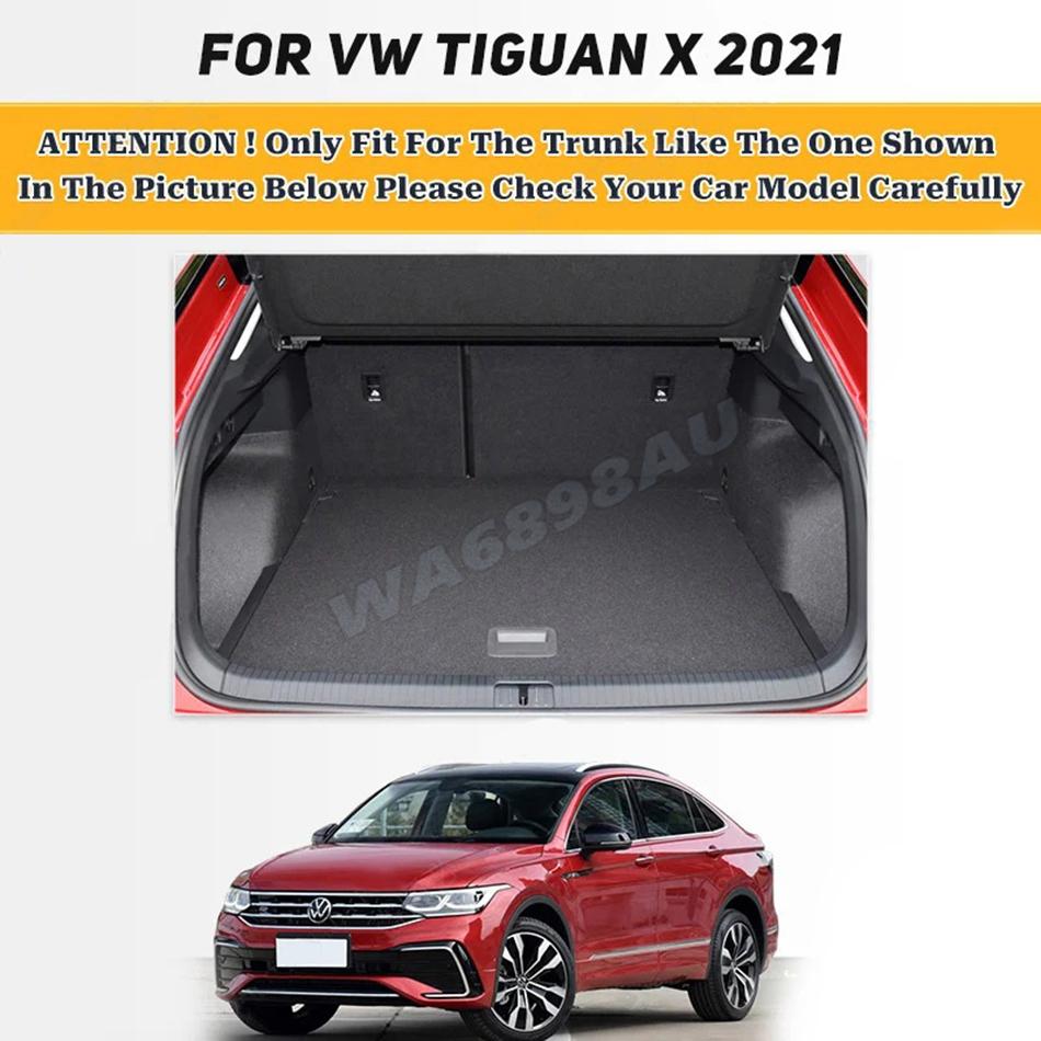 High Quality Leather Custom Car Trunk Mat For VOLKSWAGEN VW Tiguan X 2025 Custom Auto Interior Accessories   Protective Pad