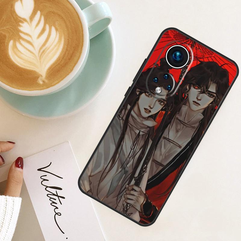 Anime Tian Guan Ci Fu For Huawei P40 P20 P30 P60 Pro Nova 5T 9 P Smart Honor Magic5 Lite 50 70 90 X8 X8a X9a Case