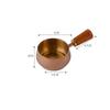 Stainless Steel Sauce Cup Western Sauce Cup Steak Dressing Cup With Wooden Handle Tomato Salad Dipping Saucer Kitchen Tools