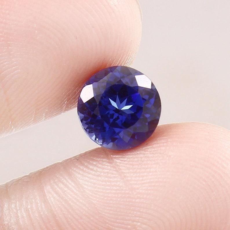 AAA Royal Blue Sapphire 8x8MM Round Cut Loose Gemstone