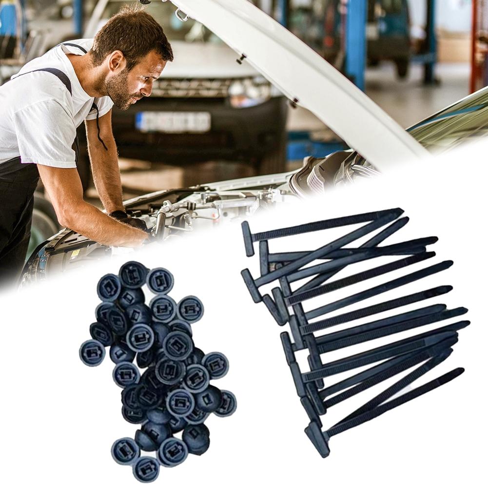 Self-locking Plastic Nylon Cable Tie 20/50/100pcs Universal Cable Tie Retainer Heavy Duty Nylon Zip Ties Car Accessories