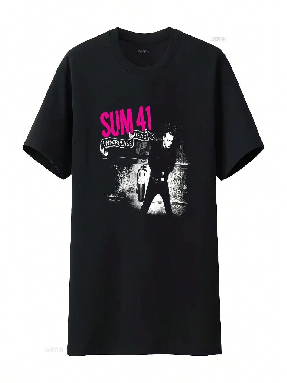 Sum 41 Underclass Hero T Shirt Men s And Women s Sizes Bma 143 Vintage Washed Comfortable Stretched Stylish Graphic S разноцветный