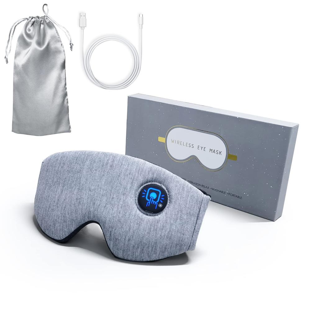 USB Rechargeable Hot Eye Mask be used up to 8 times continuously on a full Gift for Japanese Gift Case Packaging [Cordless] [Can charge] [Audible Cue]