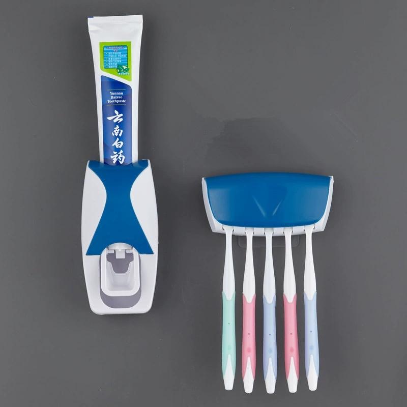 Σετ Μπάνιου: Αυτόματος Διανομέας Οδοντόκρεμας με Θήκη Οδοντόβουρτσας