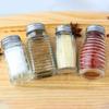 2Pcs Kitchen Glass Spice Bottle Barbecue Seasoning Bottle With Lid Salt And Pepper Shaker Pepper Shaker Mini Seasoning Jar Set