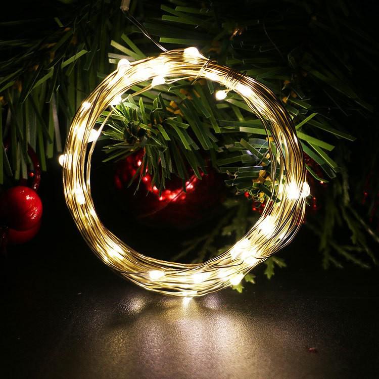 

Светодиодные гирлянды-пробки для бутылок: Светящиеся медные гирлянды для украшения комнаты на Рождество и праздники 1m 10 LEDs