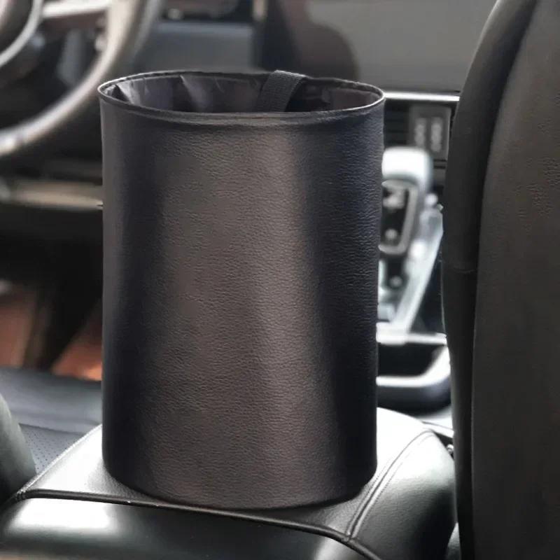Baby Diaper Pail Foldable Car Storage Bag Waste Container Waterproof Auto Portable Organizer Box Baby Stroller Foldable Bucket