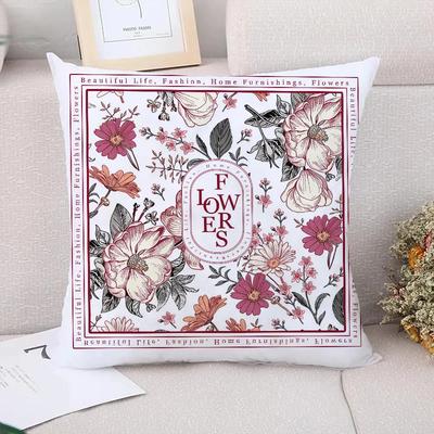 Pillow Cases Decorative Pillows Covers American Retro Floral Art Cushion Cover X Sofa Cushions Car Decoration Fall Decor