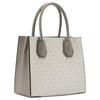 Michael Kors Handtasche Marke Mercer durchgehend grafisch verstellbarer abnehmbarer Schultergurt beschichtetes Canvas Tragetasche Umhängetasche mittel Damen optisch