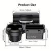 4-in-1 Car Window Organizer - Clip-On Cup Holder & Phone Mount SD-1524(1 pack)