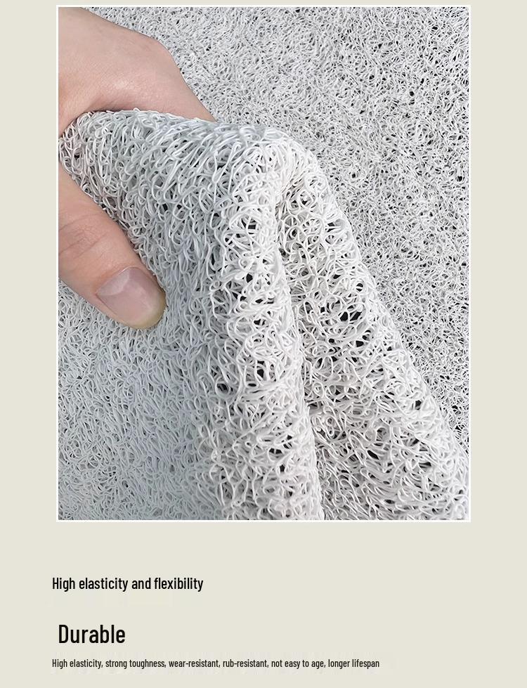 Cartoon Anti-slip Entrance Mat: Silk Loop, Dirt-resistant, Easy To Clean, Wear-resistant, Cuttable