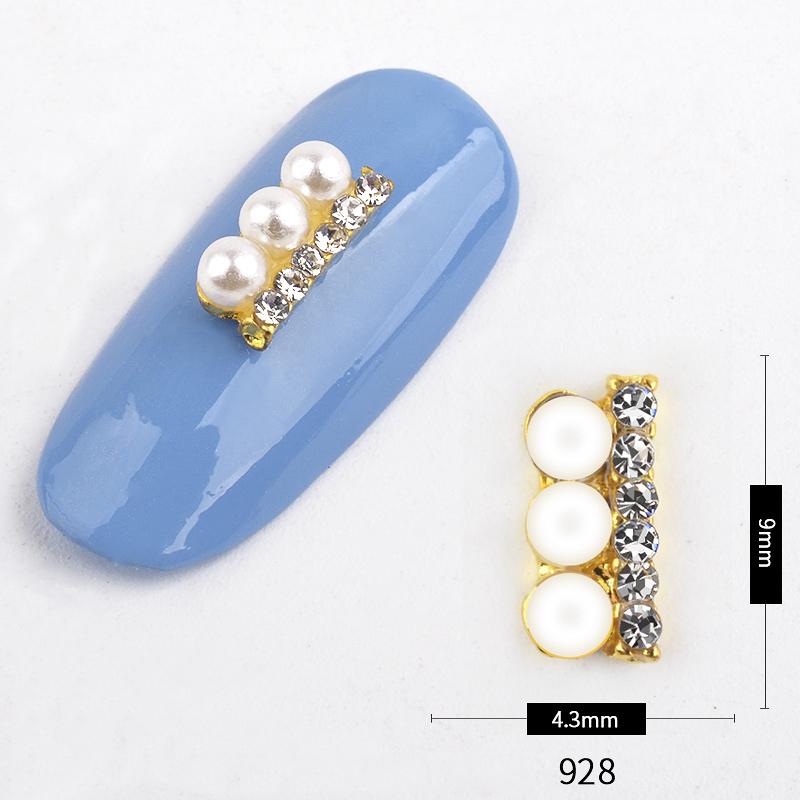 5pc/pack Nail Rhinestone 3D Acrylic Tips DIY Decoration Nail Art Manicure