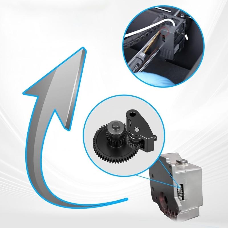 3D Printer Replacement Extruder Gear Management for  Carbon Hardened Steel Extruder Gear Assembly 3D Printer Accessories
