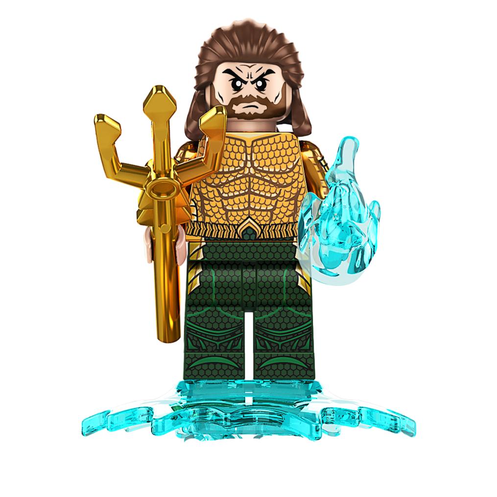 

Конструктор Лига Справедливости Аквамен Мера Чёрная Манта Декорация Подарок для мальчика Aquaman