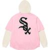 Supreme Chicago White Sox Hooded Baseball Jersey Light Pink