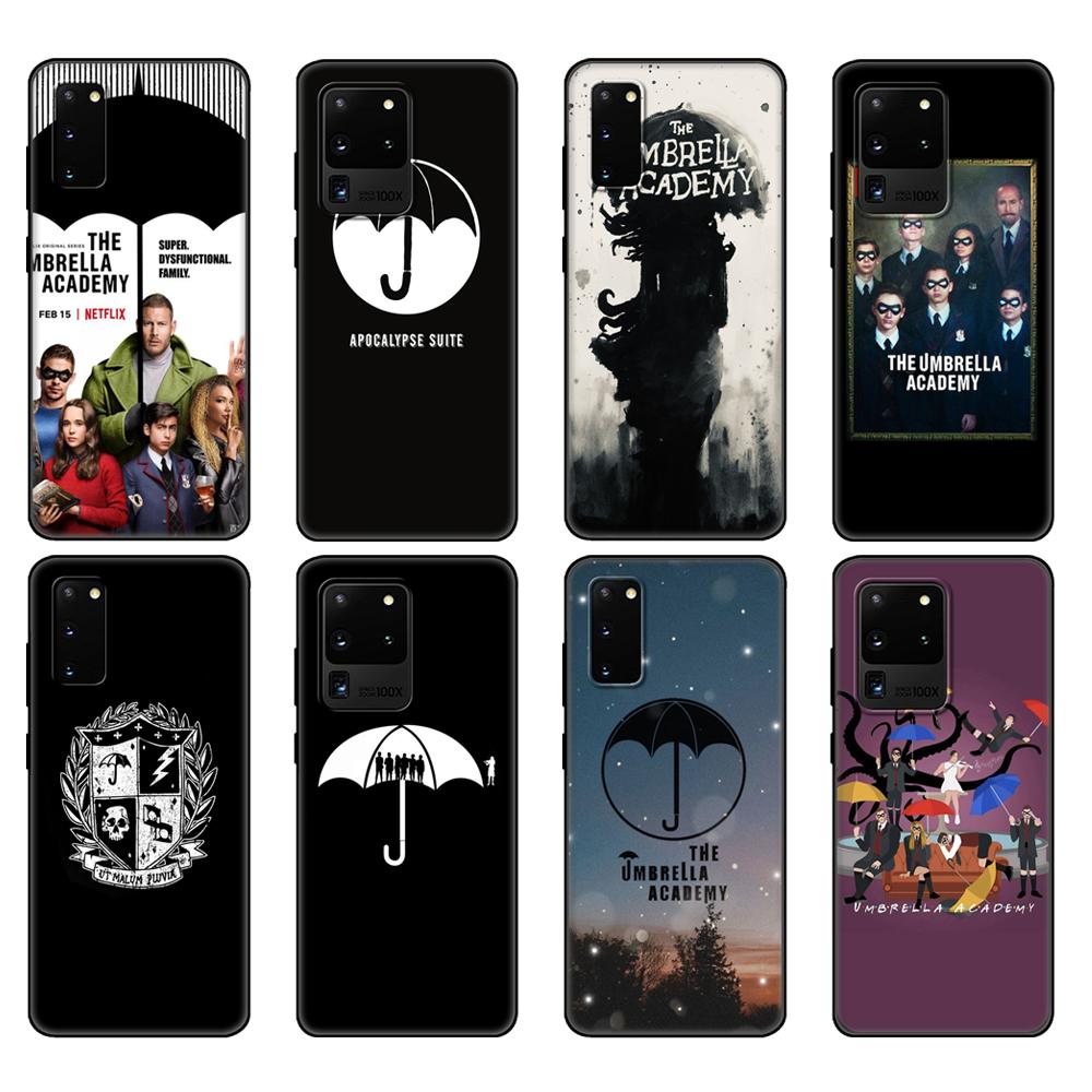

Черный чехол из ТПУ для Samsung Galaxy S20/S20 PLUS/S20 ultra/S20+/S20FE задняя крышка ТВ The Umbrella Academy Coque Samsung S20