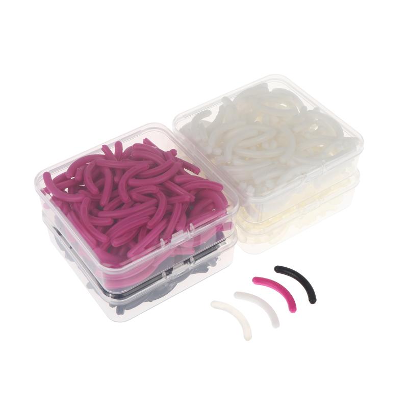 120Pcs/Box Silicone Rubber Strip For Eyelash Curler, Soft Silicone Replacement Pad For Eyelash Curler, Universal Eyelash Curler