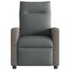 VidaXL Fauteuil de massage inclinable Gris foncé Tissu 4104845
