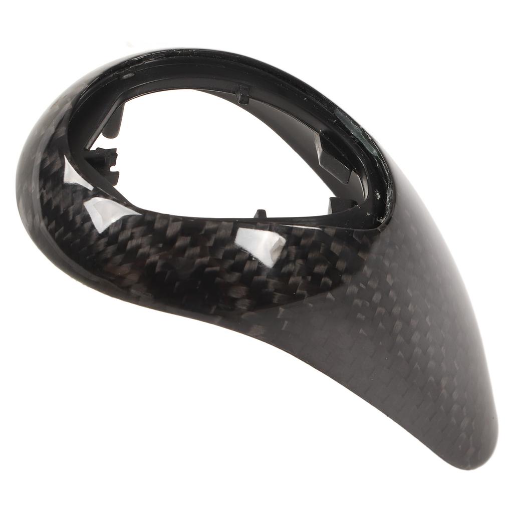 Gear Shift Knob Cover Carbon Fiber Decorative Shifter Head Trim Replacement for M2 F87 M4 F82 M3 F80 M5 F90 Glossy