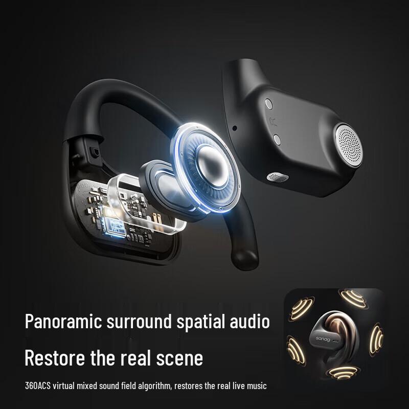 SANAG Z7Pro Open-Ear Bone Conduction Bluetooth Headphones