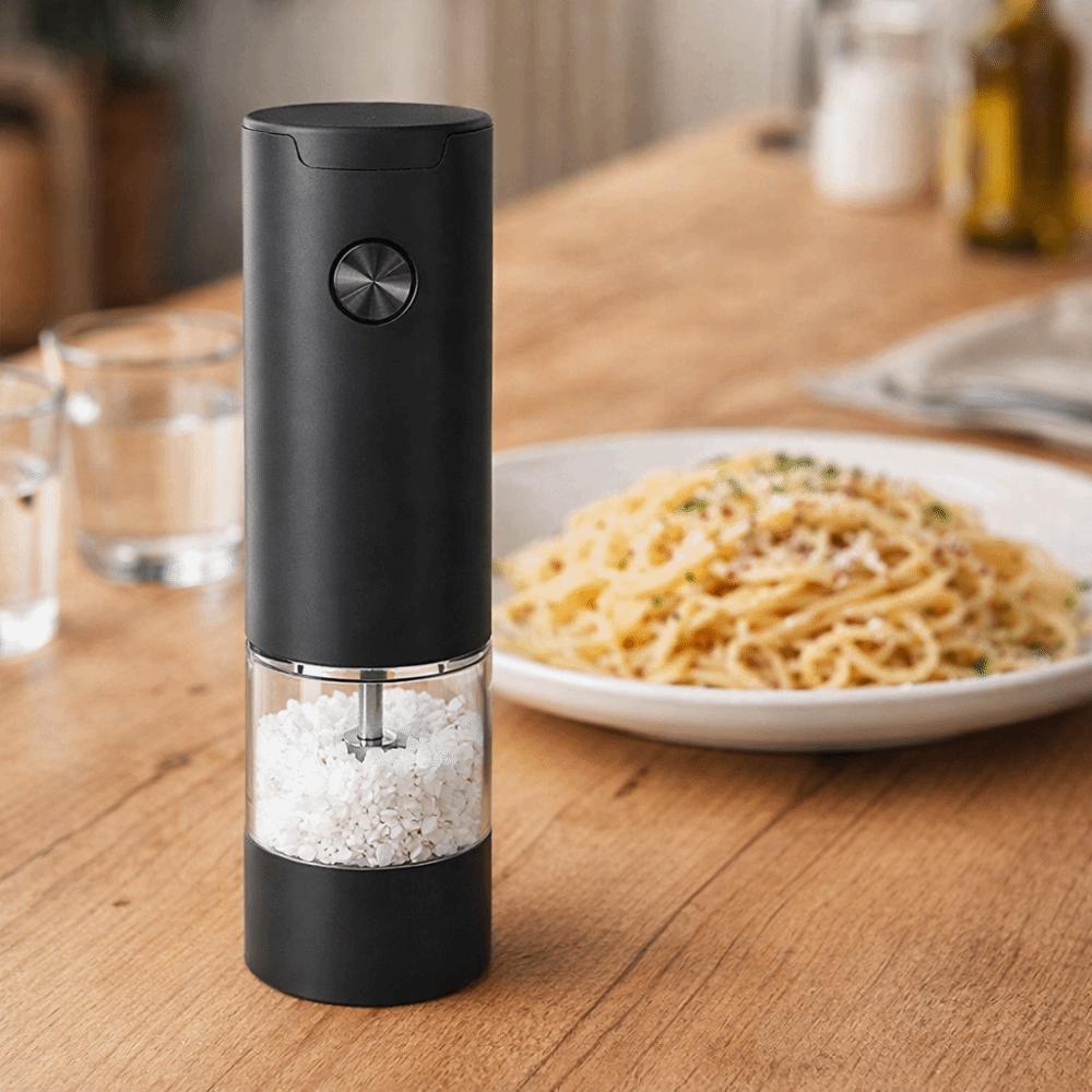 With Adjustable Coarseness Automatic Spice Mill Refillable Salt and Pepper Grinding Bottle Cooking