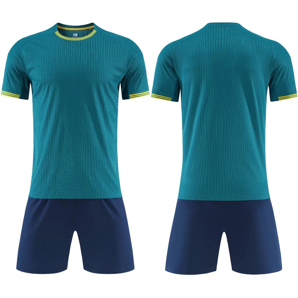 2025 Großhandel Kinder-Fußballtrikot-Set, Grundschul-Fußball-Trainingsshirt, bedrucktes Wettkampftrikot für Jungen und Mädchen
