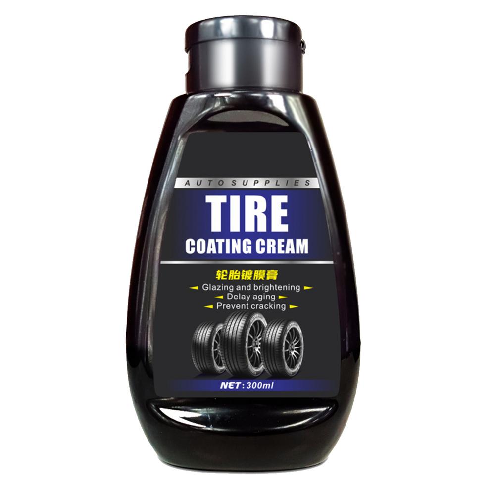 Reifenbeschichtung Glanzbeschichtung Schutzmittel UV-beständig Reifenglanzmittel Reiniger Lang anhaltende Glanzbeschichtung Schutzmittel 300ml Für Autos