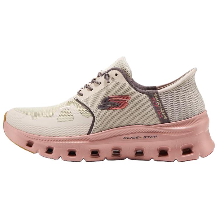 Skechers Sport Удобные Универсальные Амортизирующие Дышащие Поддерживающие Упругие Повседневные Кроссовки Женские Коричневый Розовый 150420-TPMT 35