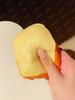 Stampo Giocattolo Morbido Tostada Pane Modellabile Non Rimbalzante Palla da Spremere a Forma di Cibo Pallina Antistress Giocattoli Fidget Sensoriali ASMR Antistress per Bambini e Adulti