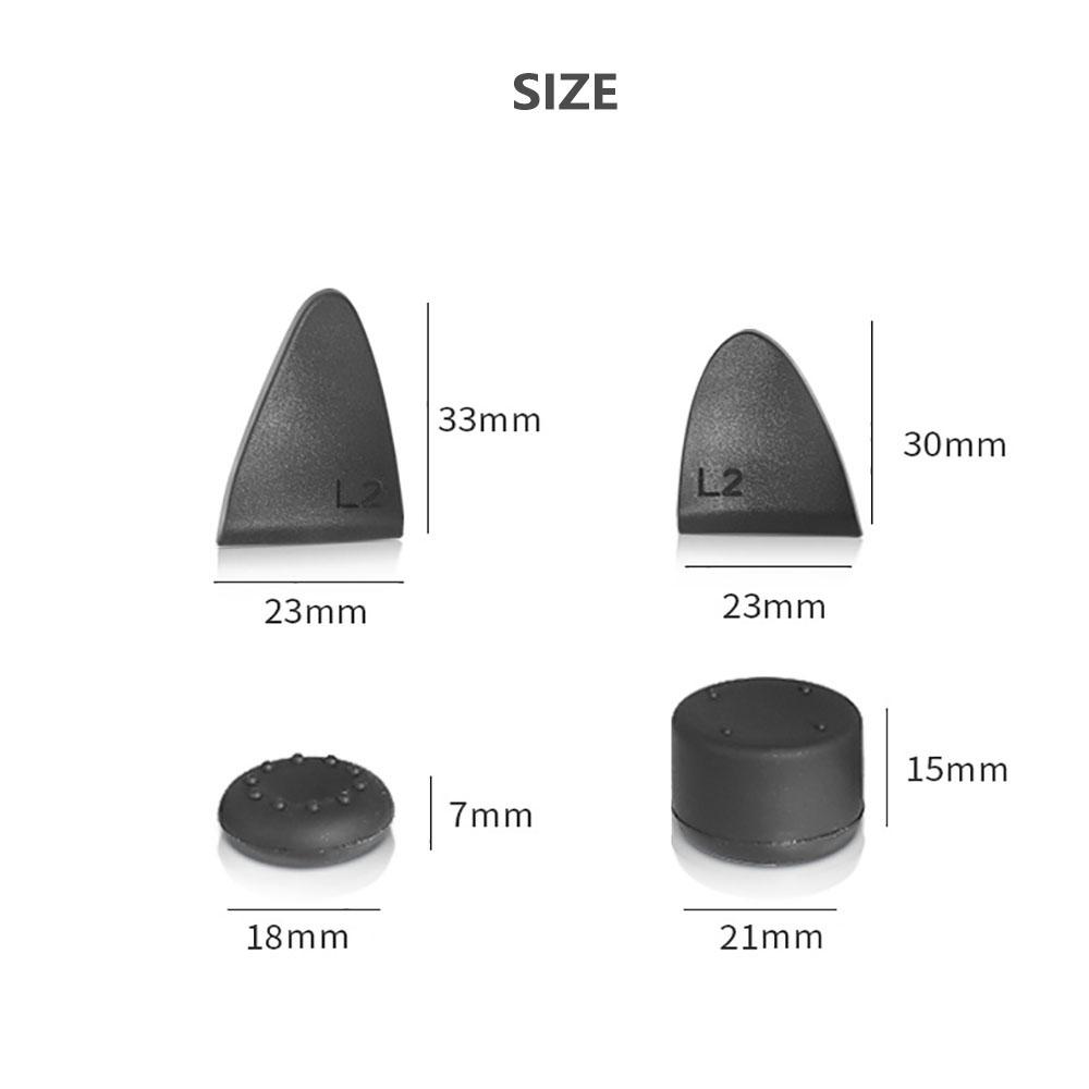 New Joystick Grips Thumb Stick Cover Trigger Extender Accessories For PS5 Controller