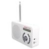 Radio Speaker AM FM LED Display with Earphone Port Portable for Home Beach Hot Tub Bathroom Outdoor