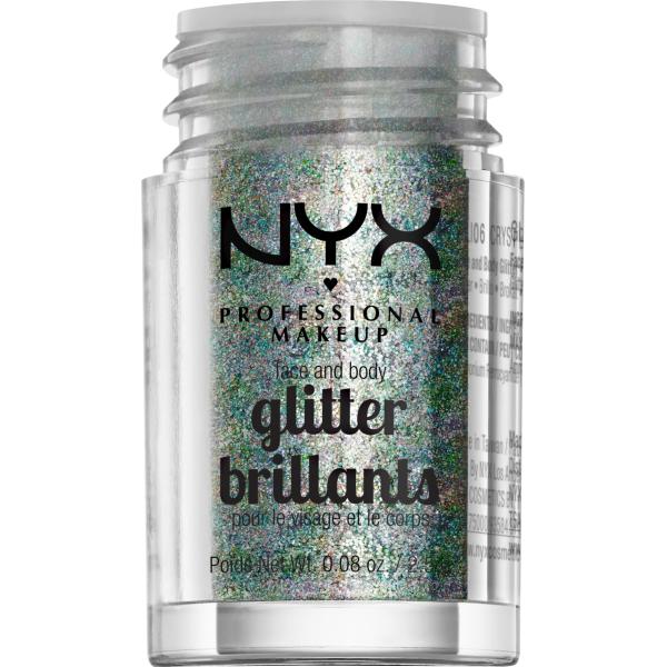 Nyx Makeup Face & Body Glitter 06 Crystal 2.5g