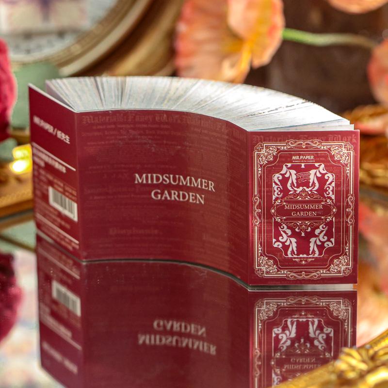 Mr. Paper Retro Collection: Floral & Butterfly Decorative Handbook Material