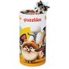 Puzzle 5W1 Psy 27 Elementów Zwierzaki Zestaw Układanka Pudełko Z Uchwytem