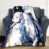 1pc Frieren Blanket, Gift, for Men and Women, Soft Blanket, Good for Sofa Bed Couch Travel, Lightweight Flannel Blanket