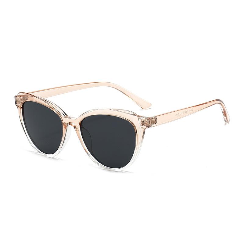 New fashion trend European and American cat eye sunglasses men and women ins concave hip-hop sunglasses