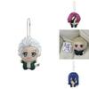 Cozy Wind Breaker Plush Keychain Charming Anime Doll Perfect For Home Decor