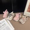 Children's Breathable Lace Flower Shoes - Lightweight Spring/Autumn Sports Sneakers for Girls In Korean Princess Style