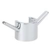 3Pcs ABS Shower Rod Hook Silver Shower Rod Clamp Hook Bathroom Hook  Bathroom Kitchen Shower