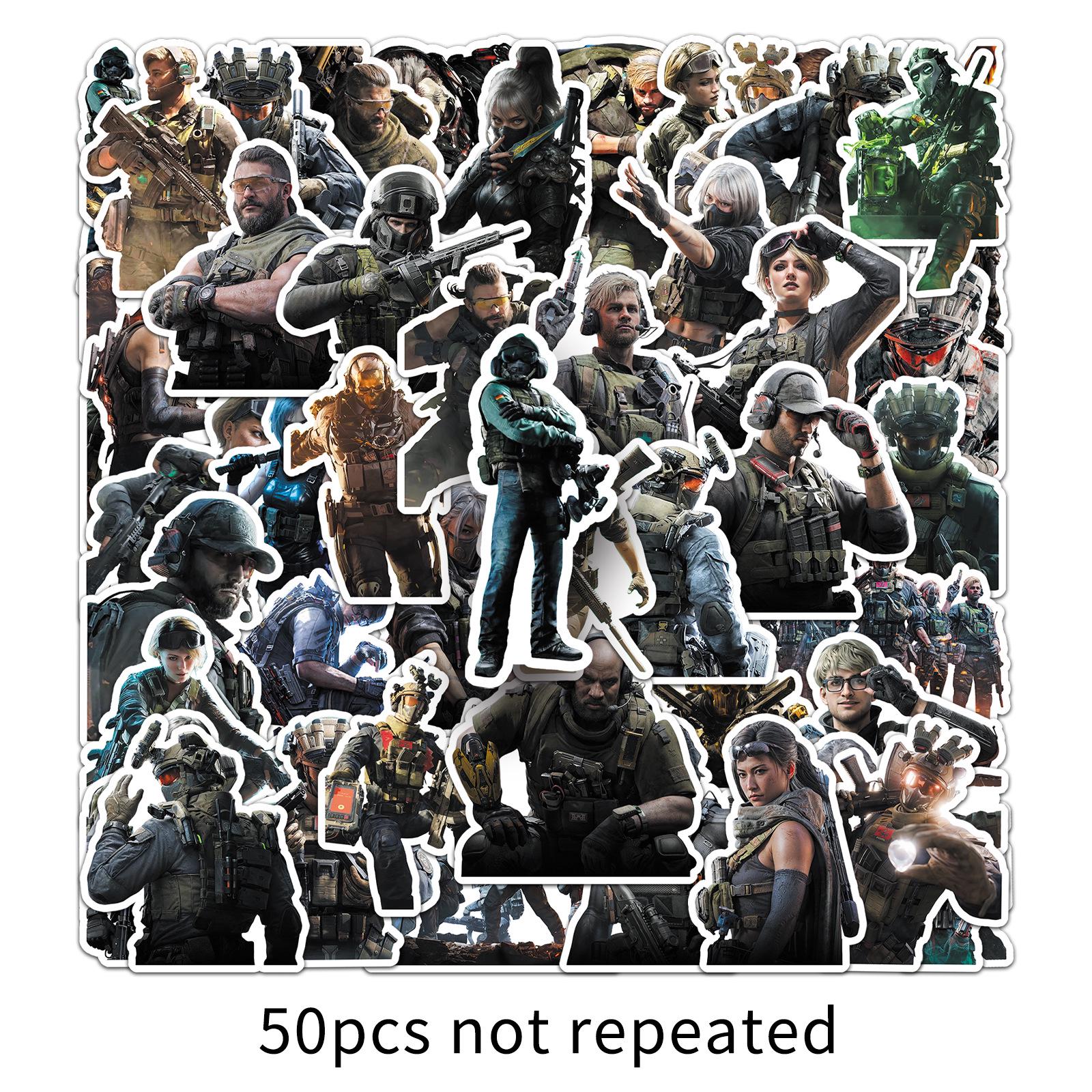 Delta Action Special Forces Operative Character Stickers - Waterproof for Phone and Computer Decorations