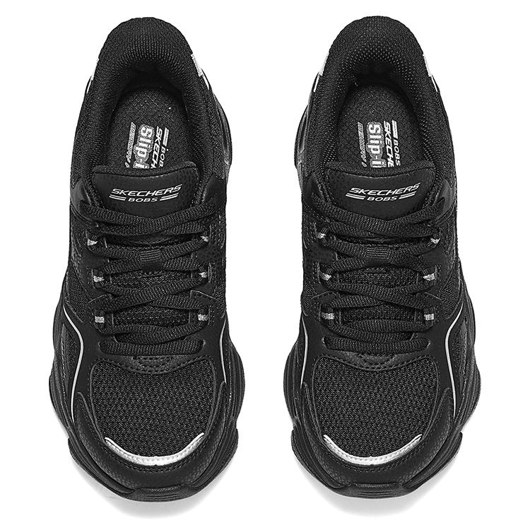 Skechers Slip-Ins Comfortable Versatile Sports Dad Shoes Women Sneakers Black 117686-BBK