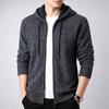 Men's Zip Up Hooded Jacket Long Sleeve Casual Outdoor Fashion Coat