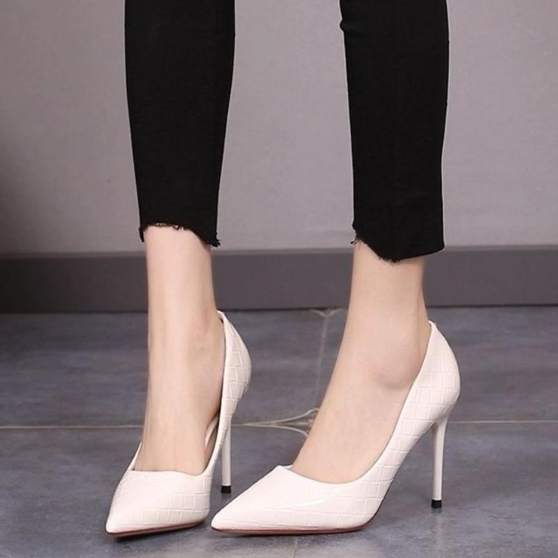 Fashion Spring Women Pumps Fashion Pointed Toe High Heels Sexy Dress Shoes Stiletto Office Work Women Shoes Autumn Wedding Party Shoes