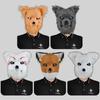 Open Stylish Mouth Wolf Face Mask Ideal For Halloween And Various Events Celebration