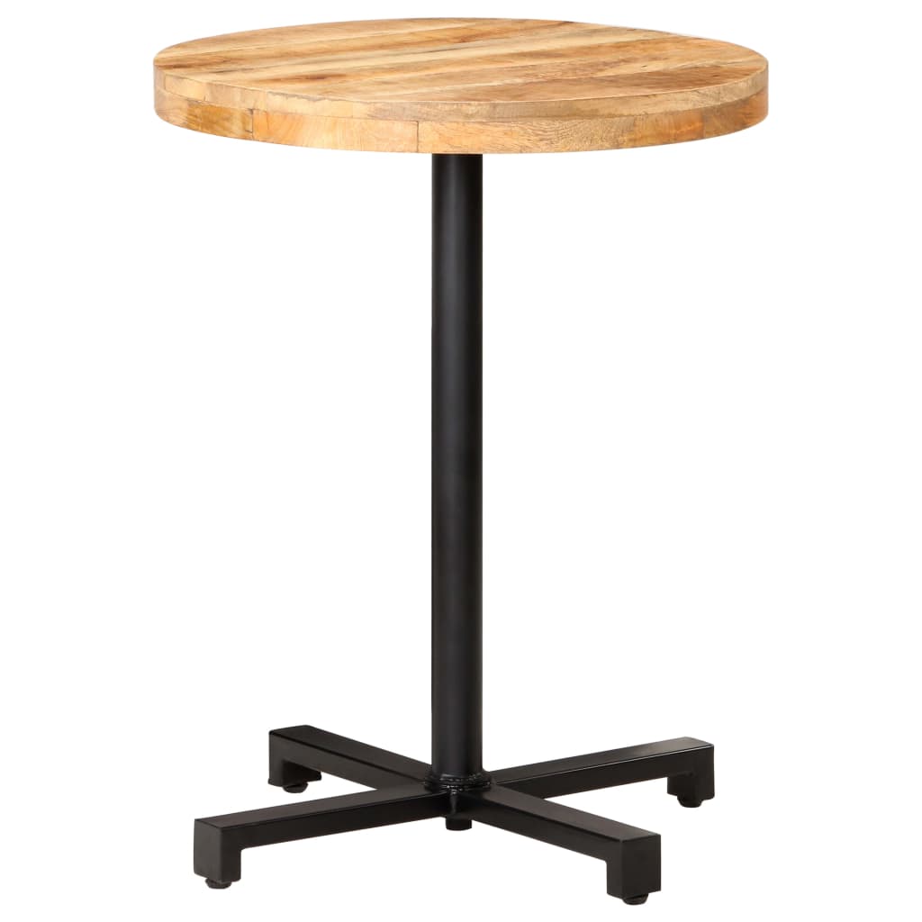 Bistro Table Round Ø60x75 Cm Rough Mango Wood